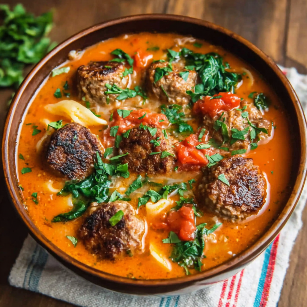 Creamy Italian Meatball Soup to Savor and Share