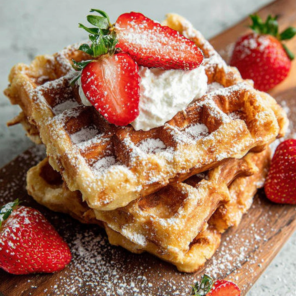 Delicious Croissant Waffles for a Unique Breakfast