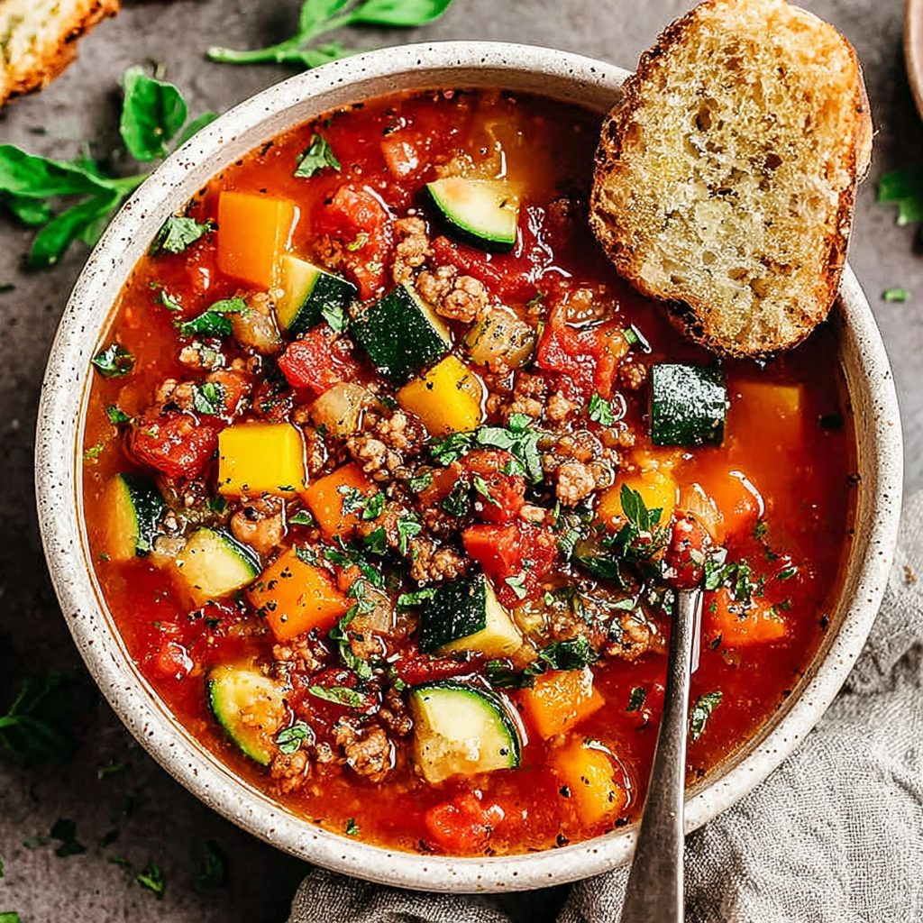 Hearty Italian Vegetable Soup: A Warm, Healthy Delight!