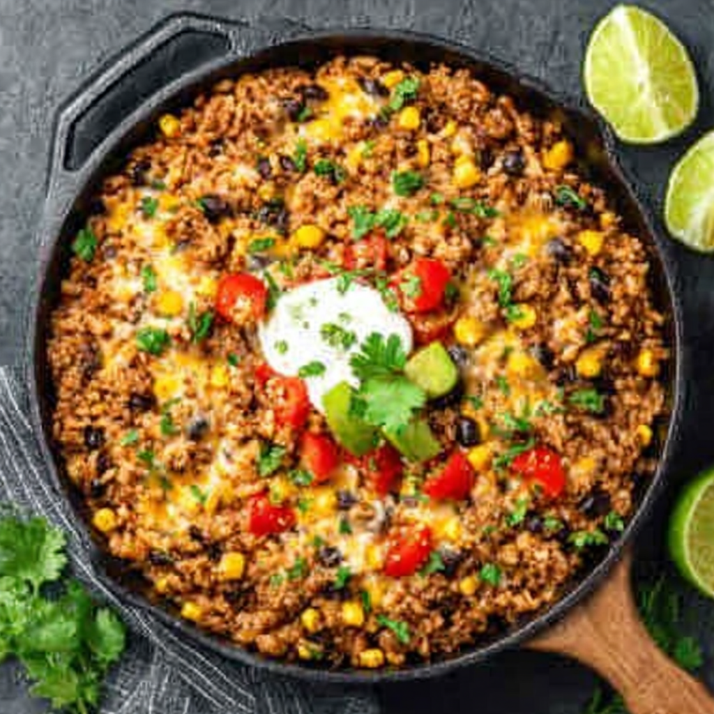 Delicious and Easy Taco Rice Recipe at Home
