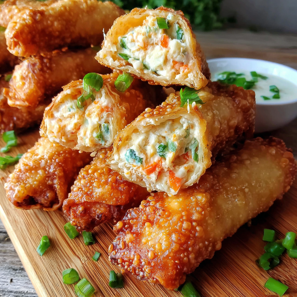 Delicious Crab Rangoon Egg Rolls for Home Cooks