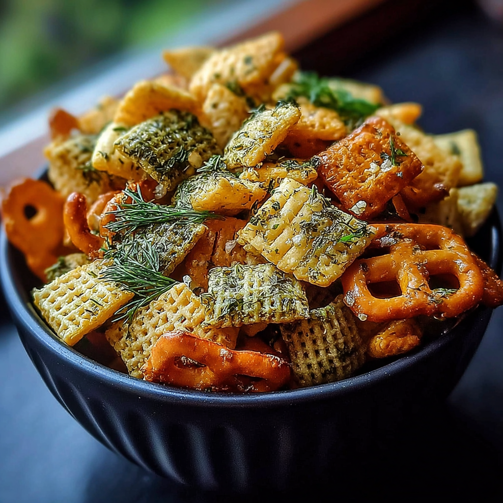 Dill Pickle Chex Mix: Discover a Tangy Snack Recipe